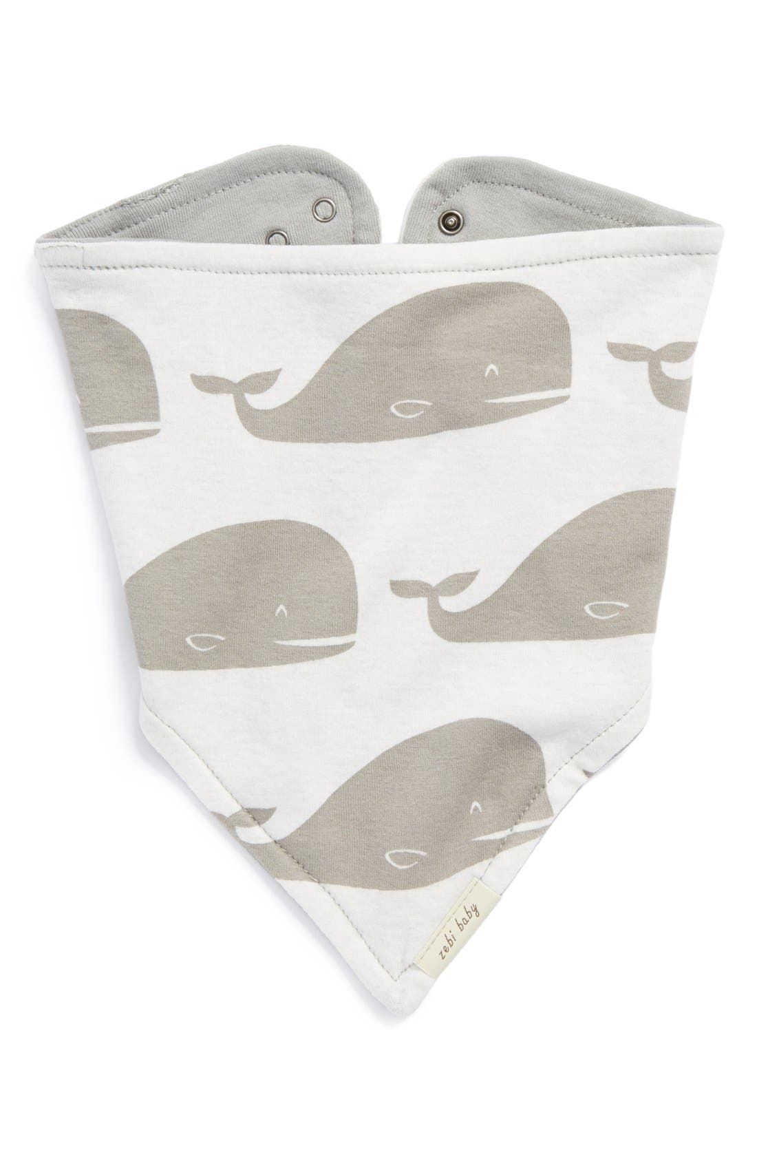 Zebi Baby 'Kerchief' Organic Cotton Bib Nordstrom