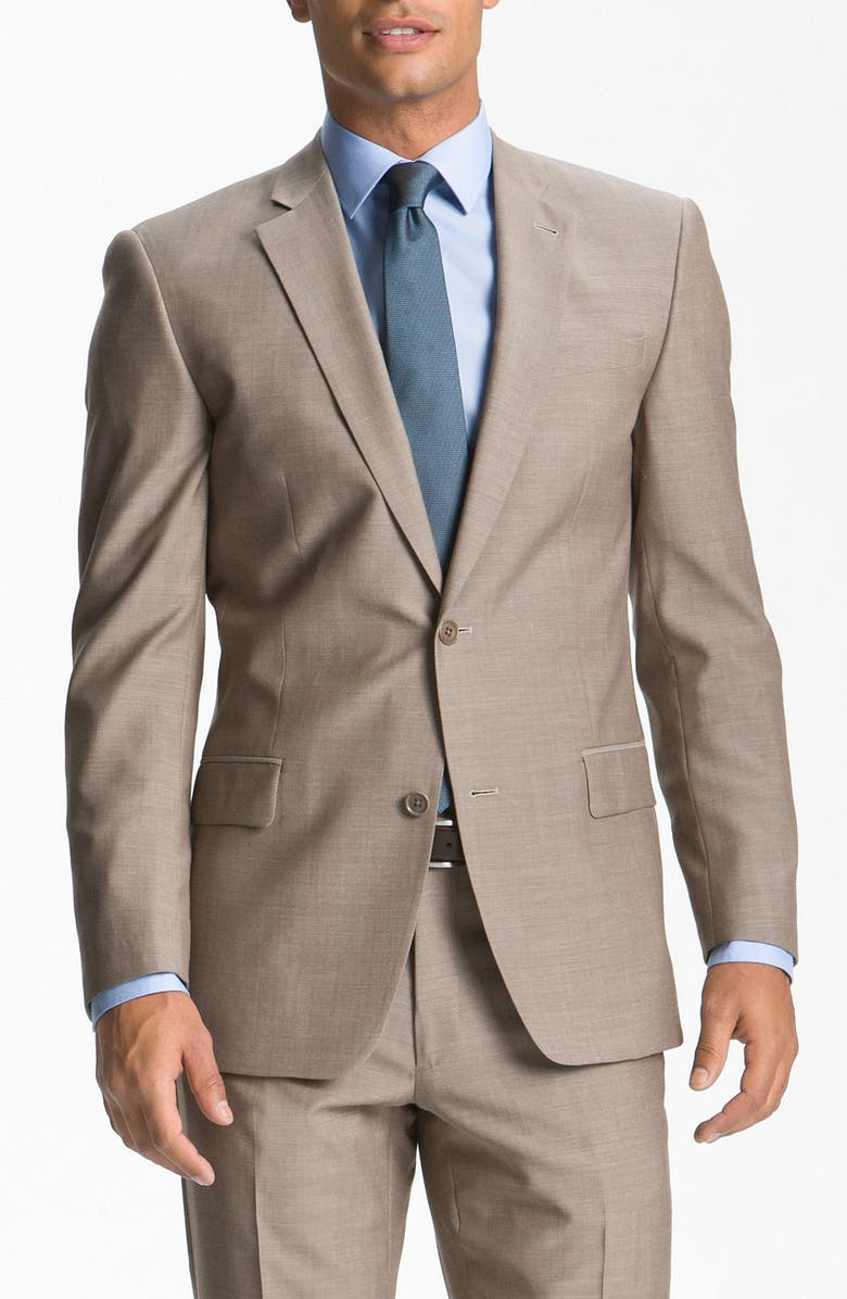 John Varvatos Star USA 'Bedford' Tan Wool Suit | Nordstrom