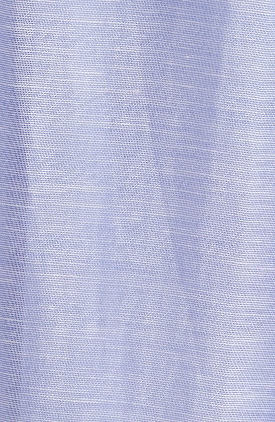Zimmermann Tie Strap Linen & Silk Bustier Top In Periwinkle