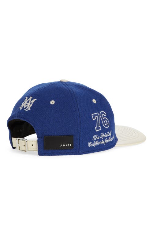 Shop Amiri Spirit Baseball Cap In Blue