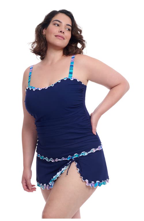Profile By Gottex Tankini Swim Top In Navy