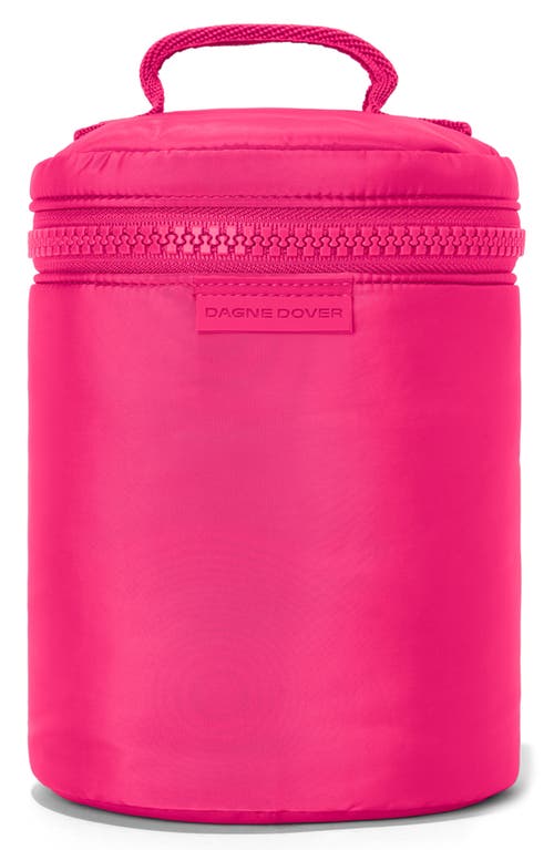 Dagne Dover Mila REPREVE® Recycled Polyester Large Toiletry Organizer Bag in Hottest Pink