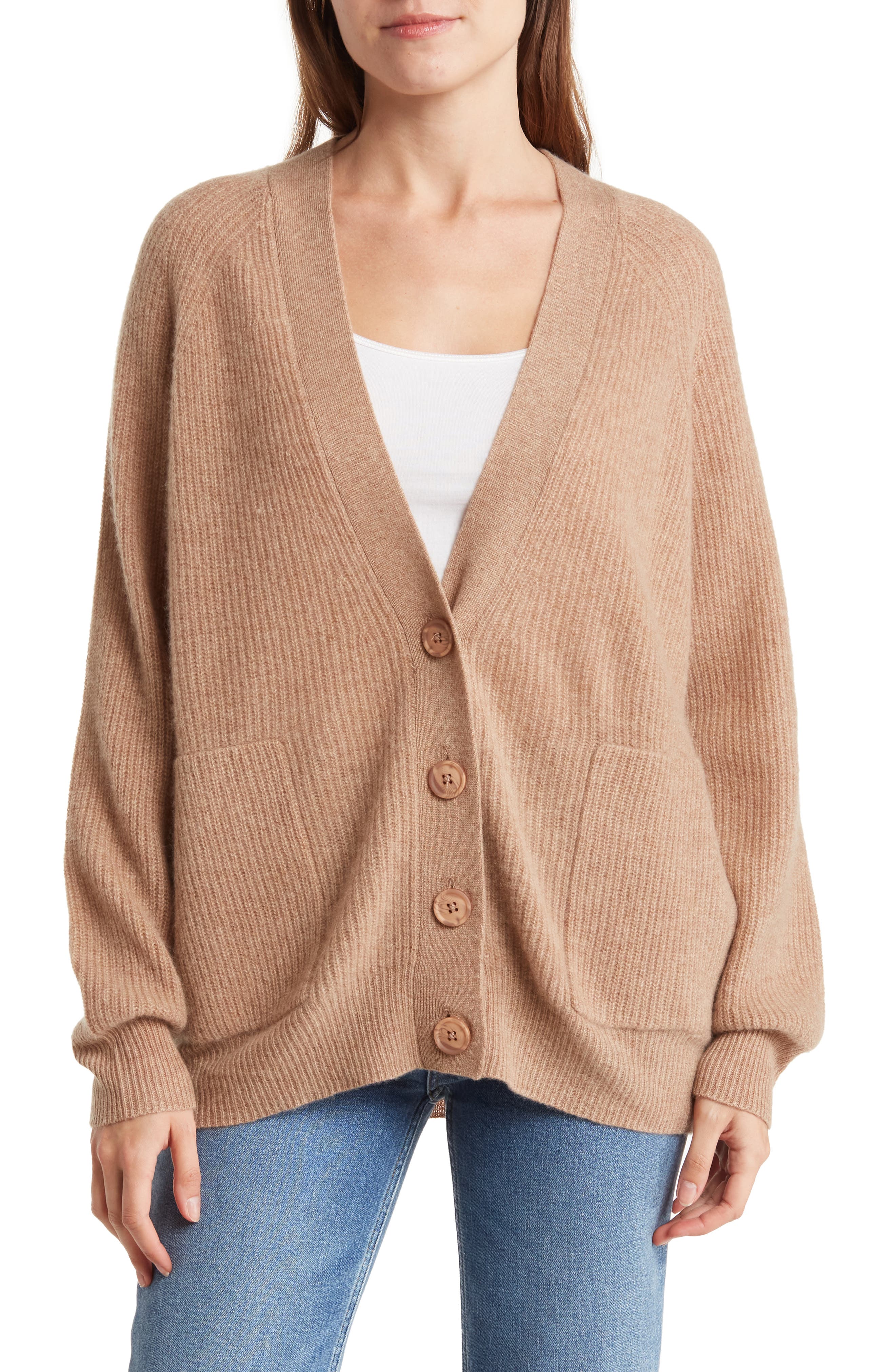 Beige Cardigan Sweaters for Women 