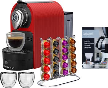 CHEFWAVE Mini Espresso Machine Nespresso Capsules Compatible |