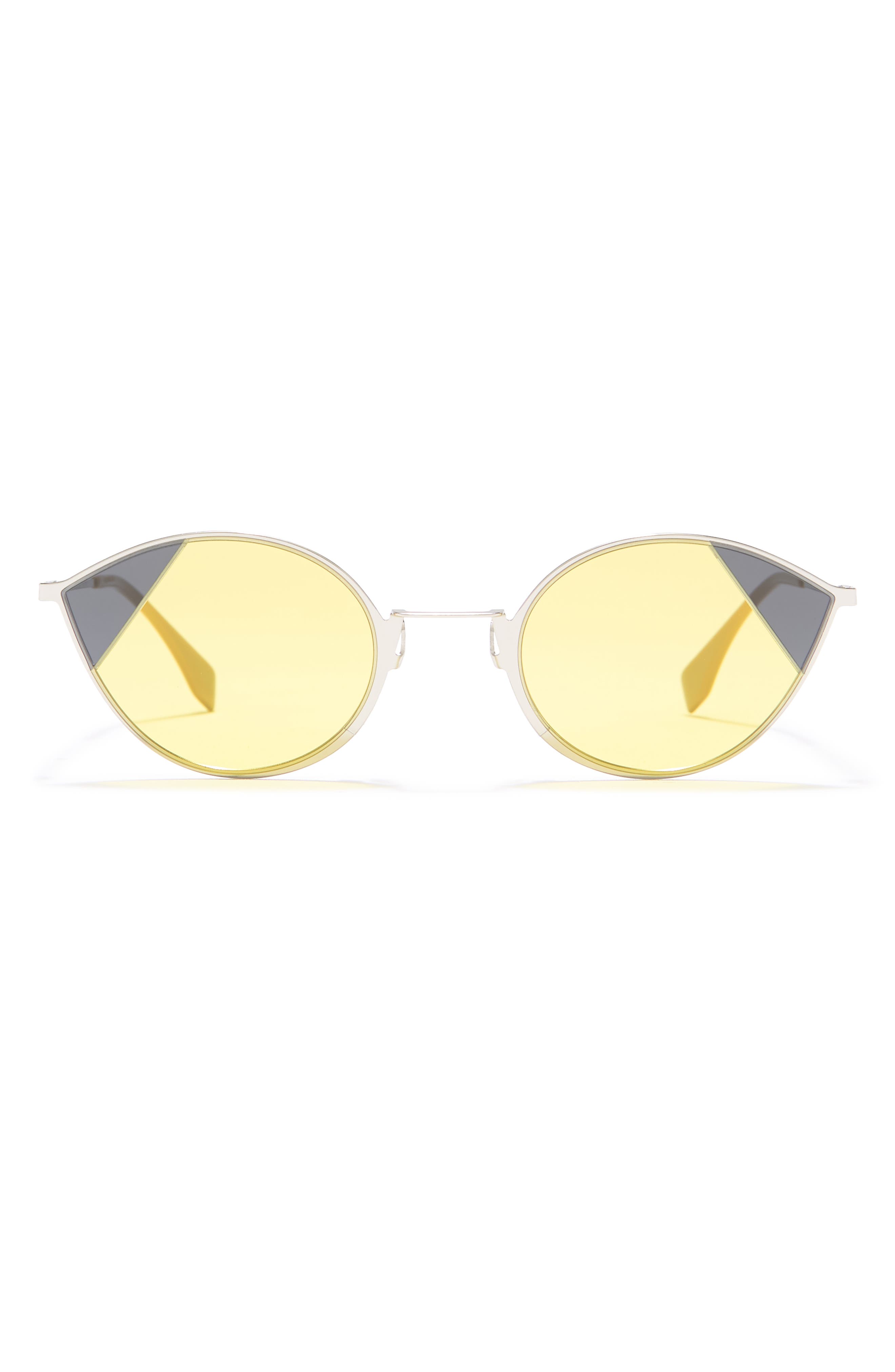 fendi 51mm cat eye sunglasses