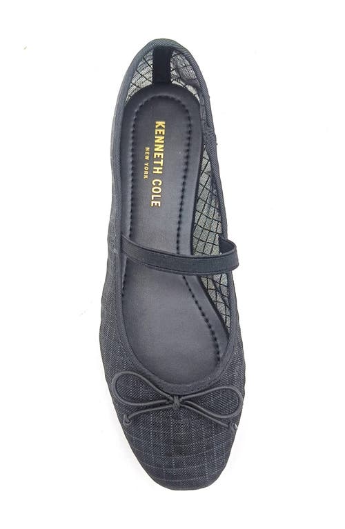 Kenneth Cole Myra Mesh Ballet Flat In Black Mesh