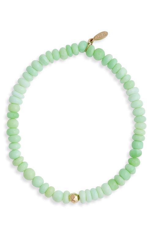 Beaded Green Opal Stretch Bracelet