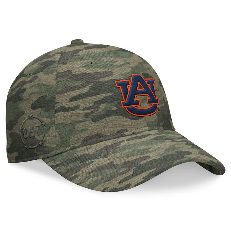 Shop Top Of The World Camo Auburn Tigers Oht Military Appreciation Hound Adjustable Hat