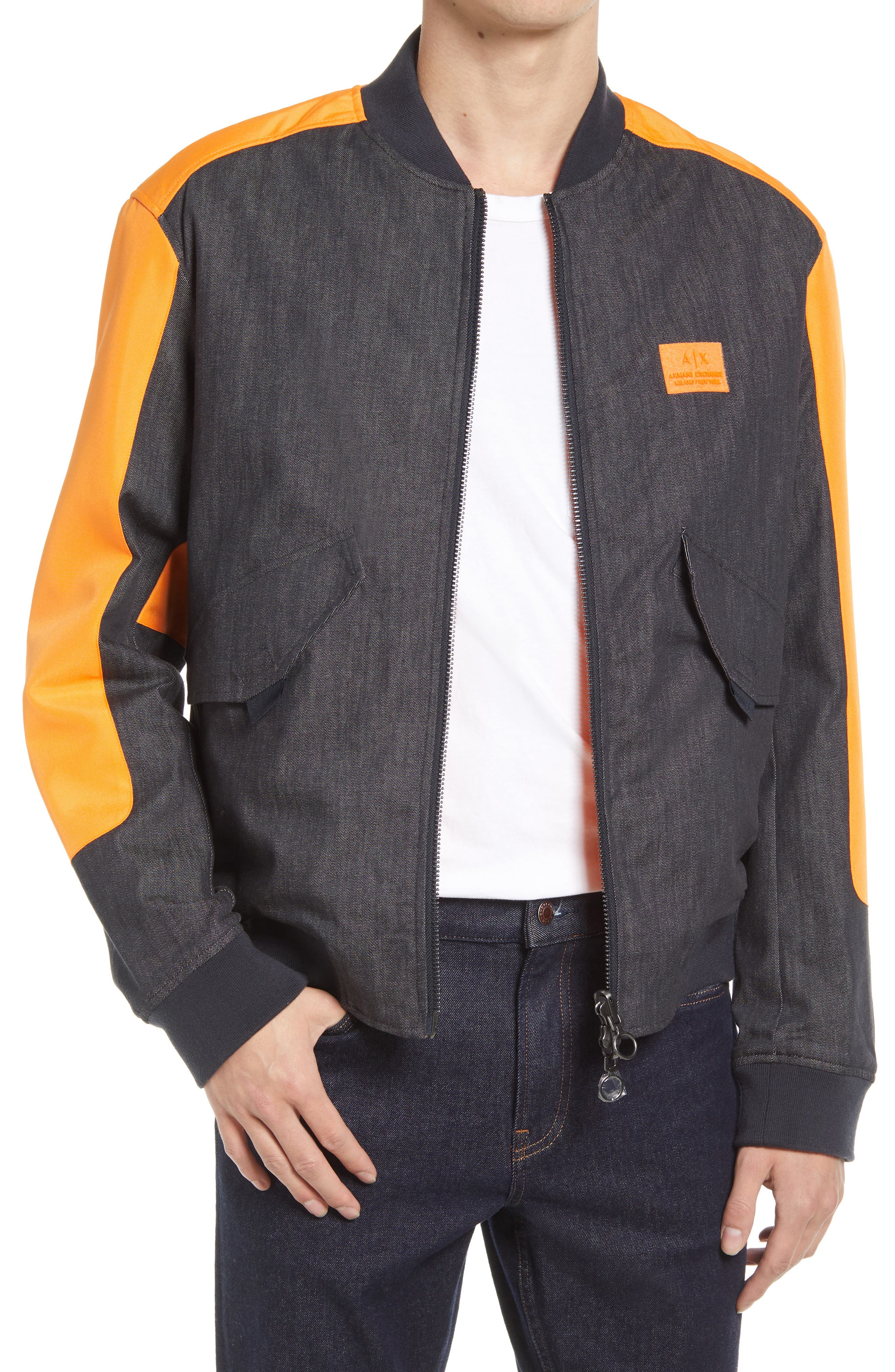armani exchange reversible jacket