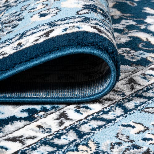 Jonathan Y Palmette Modern Persian Floral Area Rug In Navy/blue