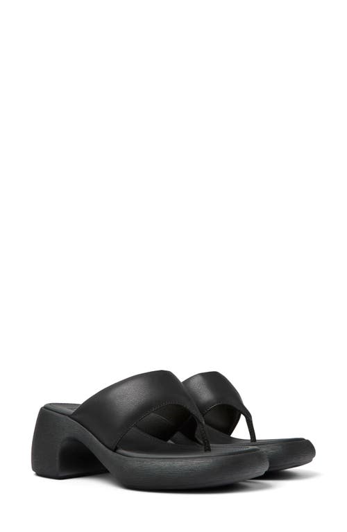 Camper Thelma Flip Flop Black at Nordstrom,