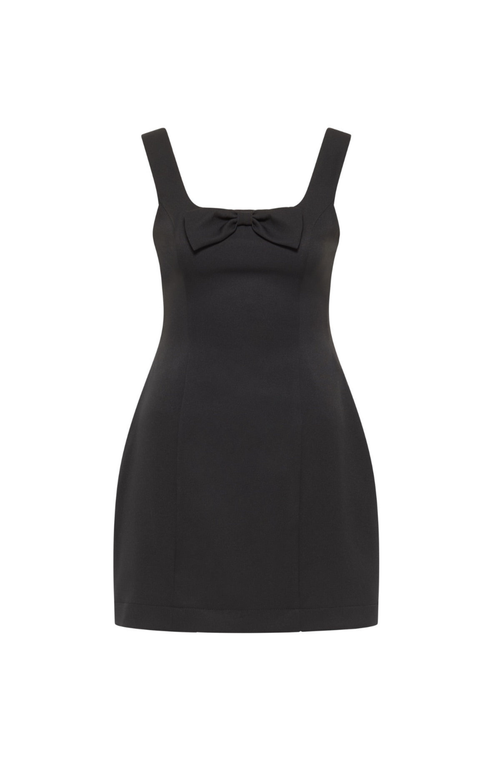 Shop Nanas Nana's Bridget Mini Dress In Black