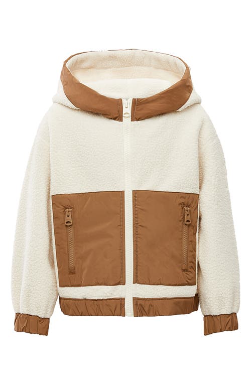 Mackage Brady-T Hoodie in Cream at Nordstrom, Size 2Y