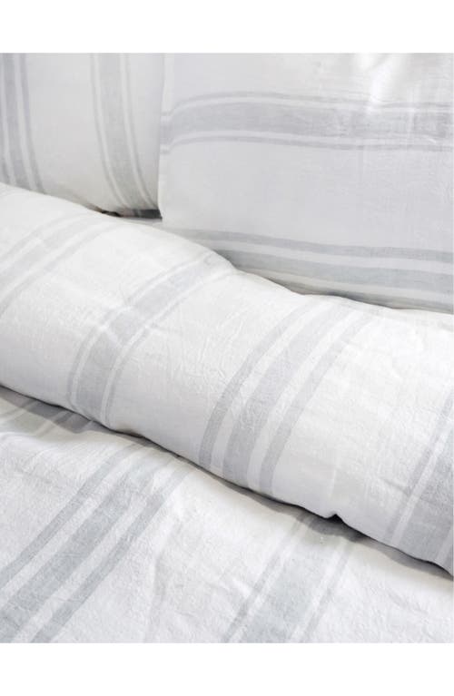 Pom Pom At Home Jackson Duvet Cover In White/ocean