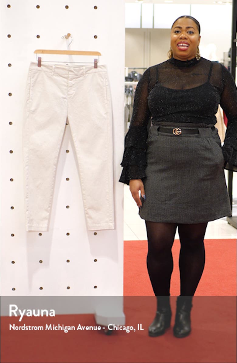 Tel Aviv Stretch Cotton Crop Pants, sales video thumbnail