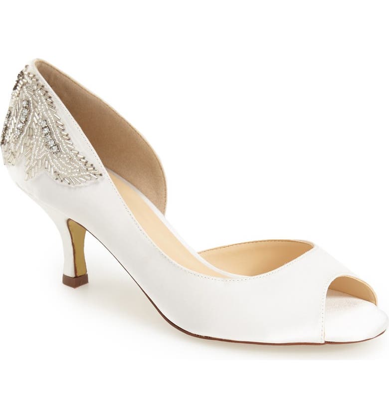 Paradox London Pink 'Finery' Embellished Half d'Orsay Pump (Women) | Nordstrom