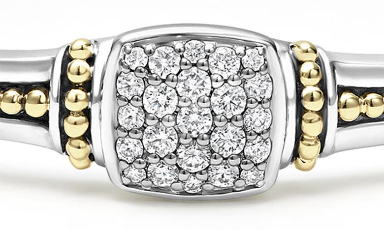 Lagos Rittenhouse Diamond Pavé Bangle In Silver