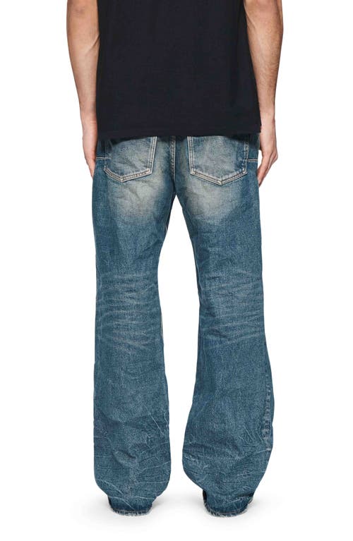 Shop Purple Brand 9 To 5 Ripped Baggy Jeans In Dark Indigo