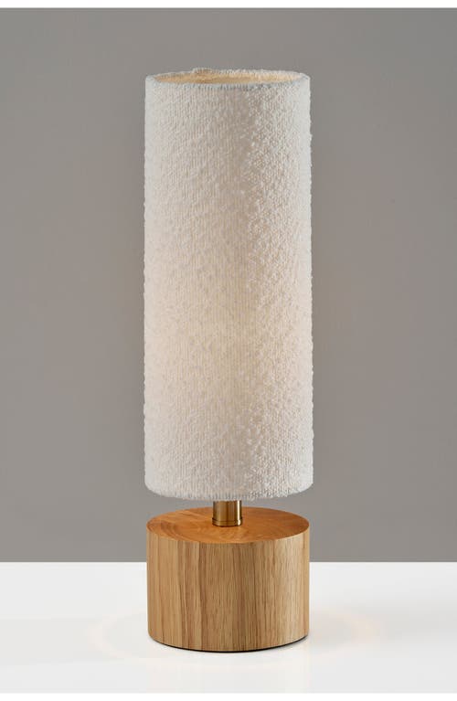 Adesso Lighting Brayden Table Lantern In Natural Wood