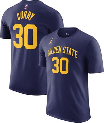 Jordan Brand Men s Jordan Brand Stephen Curry Navy Golden State Warriors 2022 23 Statement Edition Name Number T Shirt Nordstrom