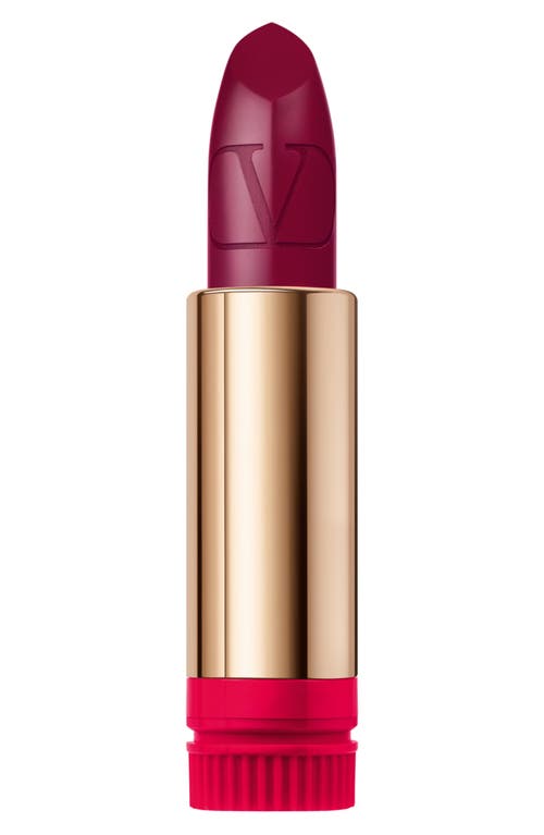 Shop Valentino Rosso  Refillable Lipstick Refill In 501r/satin