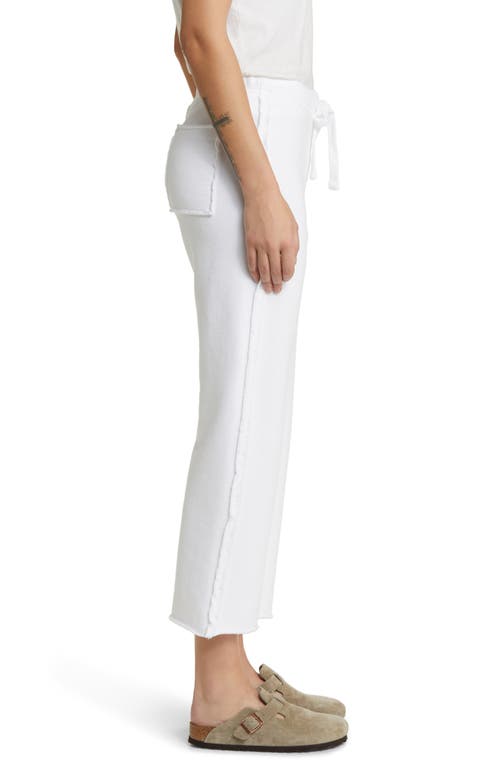 Frank & Eileen Bella Tie Waist Sweatpants In White