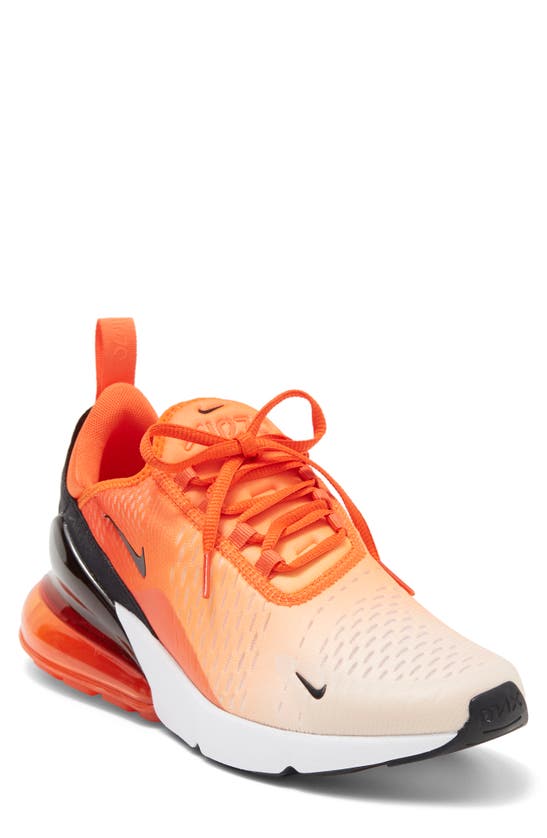 Nike Air Max 270 Sneaker In Orange/ Black/ Guava/ White