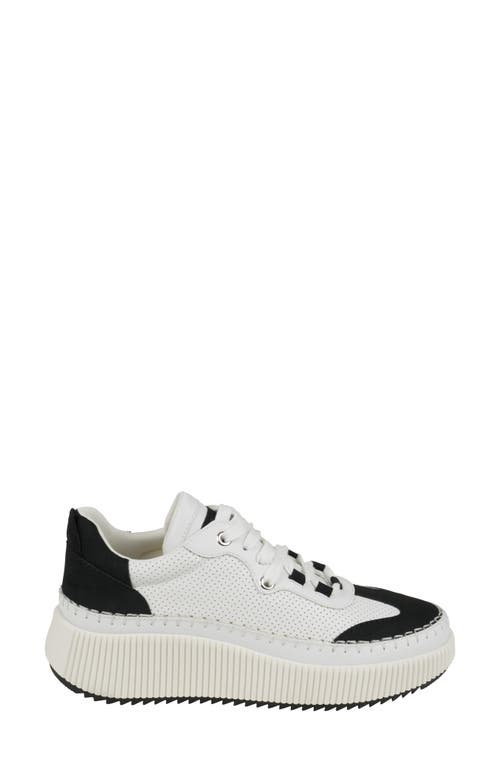 Shop Good Choice New York Madrid Platform Sneaker In Black/white