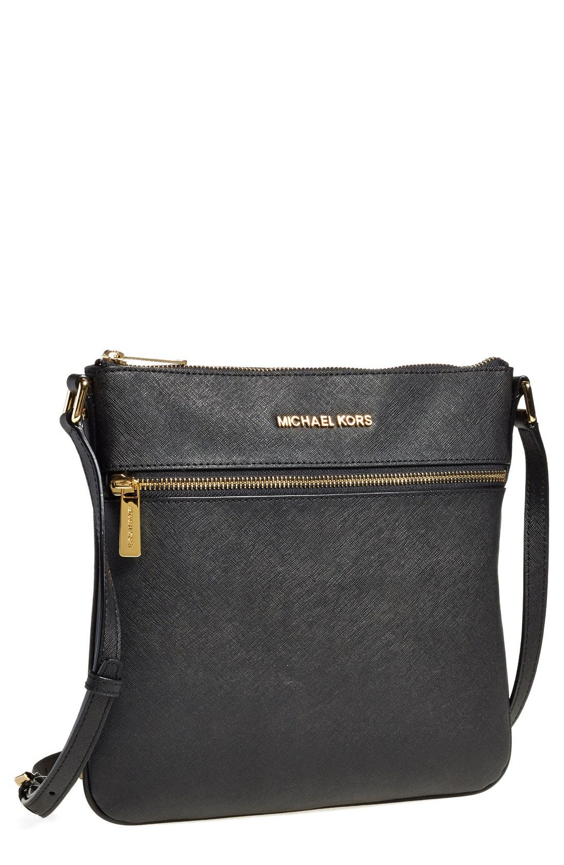 MICHAEL Michael Kors 'Bedford' Saffiano Leather Crossbody Bag