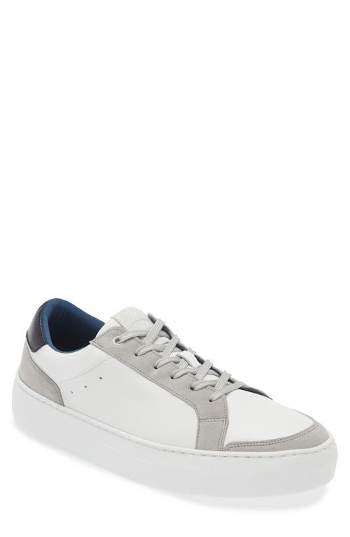 G Brown Dynamic Low Top Sneaker In White/gray