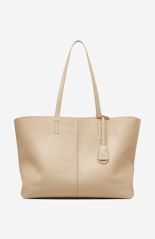 MAISON DE SABRE MAISON DE SABRÉ LARGE LEATHER ZIPPED SOFT TOTE 