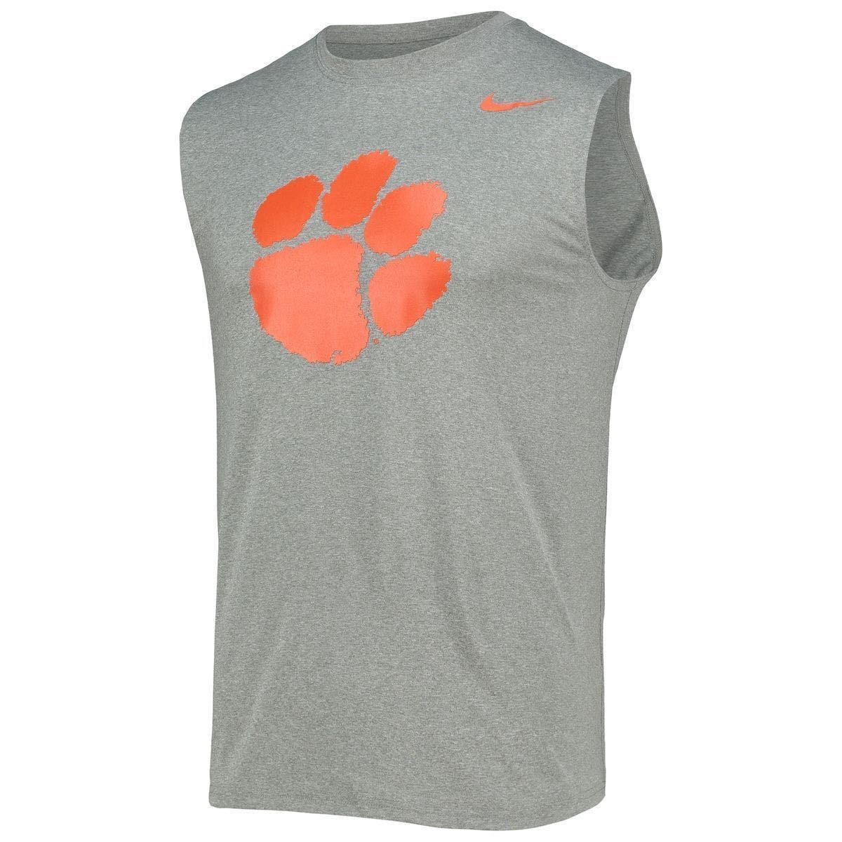 Nike Men's Nike Heathered Gray Clemson 