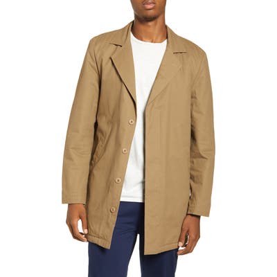 Banks Journal Brooklyn Fleece Lined Twill Jacket, Brown