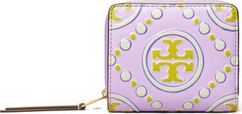 T Monogram Contrast Embossed Wallet Crossbody: Women's Handbags