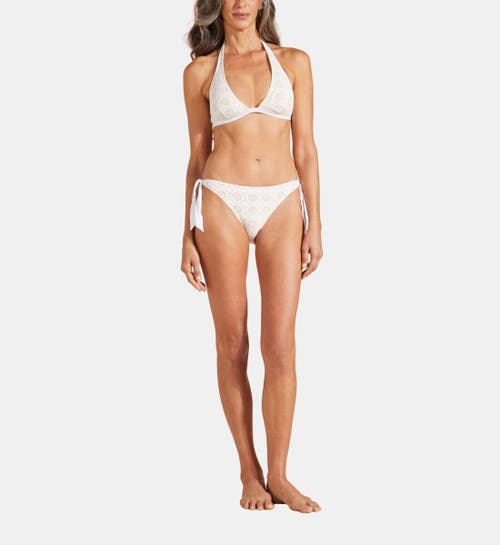 VILEBREQUIN BRODERIES ANGLAISES HALTER BIKINI TOP 