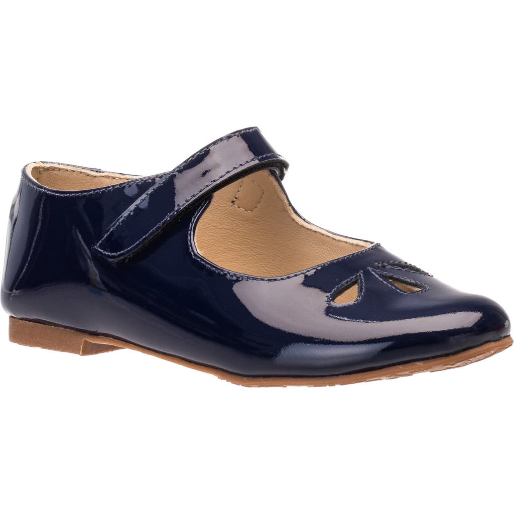 Elephantito Girl's Rosie Mary Jane Leather Shoes, Baby/toddler/kids In Patent Blue