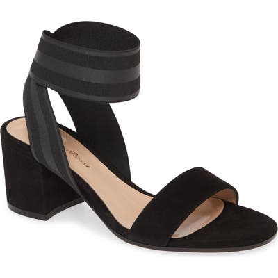 Gianvito Rossi Elastic Ankle Wrap Sandal - Black