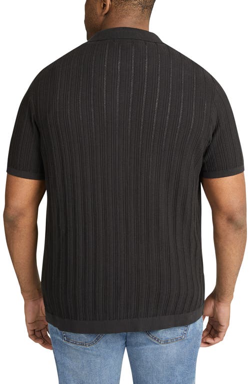 Shop Johnny Bigg Thomas Short Sleeve Cardigan In Black