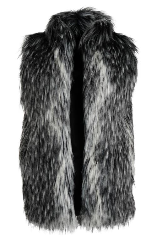 Shop Donna Salyers Fabulous-furs Donna Salyers Fabulous Furs Limited Edition Faux Fur Vest In Smokey Fox