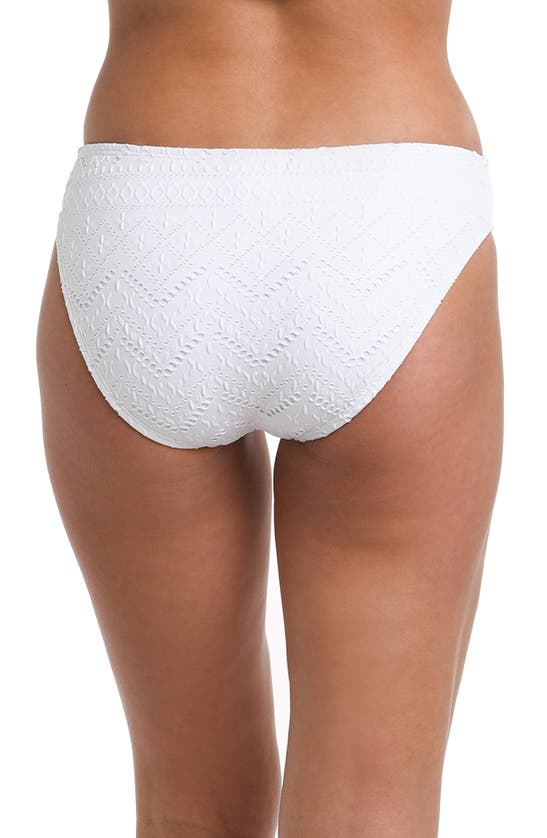 Shop La Blanca Salt Hipster Bikini Bottoms In White