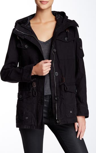 Levi's Gray Four-Pocket Hooded Military Jacket - Plus, Best Price and  Reviews