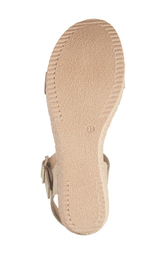 Shop Cordani Betsy Espadrille Wedge Sandal In Dusty Gold