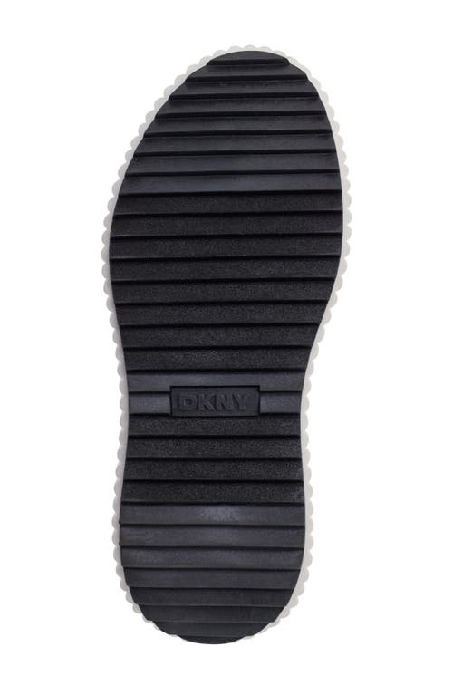 Shop Dkny Laurence Wedge Sneaker In Black