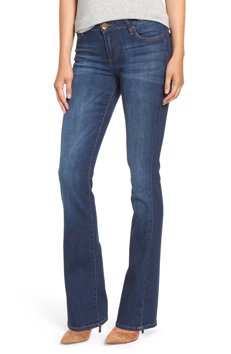 KUT from the Kloth 'Natalie' Stretch Curvy Bootcut Jeans (Lift/Dark ...