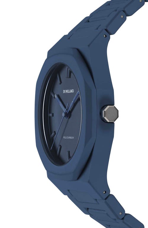 D1 Milano Polycarbon Navy Blue 40.5mm