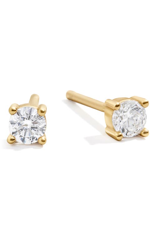 BaubleBar Magnolia Crystal Stud Earrings in Gold at Nordstrom