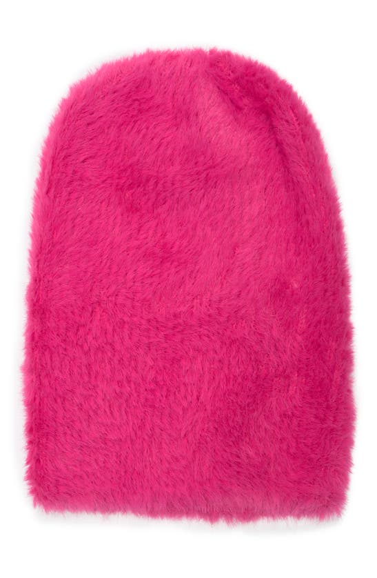Melrose And Market Eyelash Knit Wool Beanie In Pink