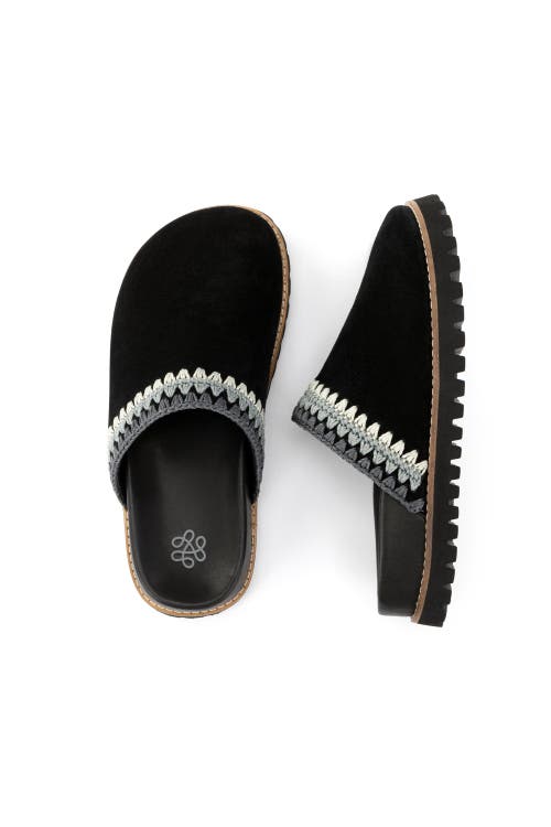 The Sak Bolinas Lug Sole Clog In Black Seminyak