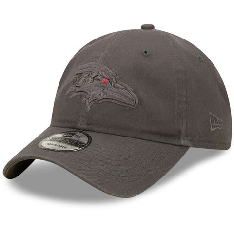 Baltimore Ravens New Era Faded Trucker 9TWENTY Snapback Hat - Black/White