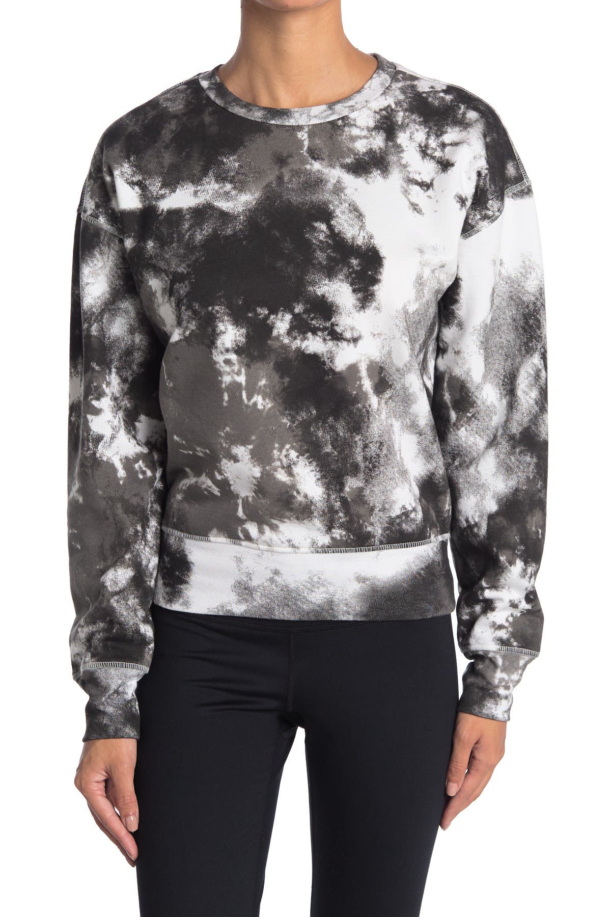 zella tie dye sweatshirt